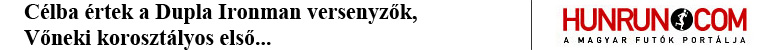 Célba értek a Dupla Ironman versenyzők, Vőneki korosztályos első... (hunrun.com)
